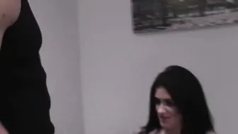 Little british bimbo getting railed