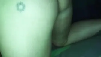 Gang Bang-party with gigantic titted hoe and african GF