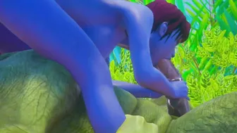 Double Furry Anal | Avatar chick | Wild life
