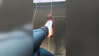 Dangling inside outside