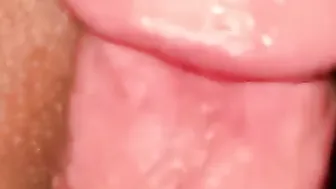 She loves when I cum on her cunt