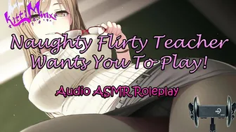 ASMR Ecchi - Sensual Flirty Professor wants you to Play Hentai Audio