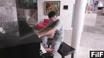Turned On Stepson Gets Milf To Banged Him During His Piano