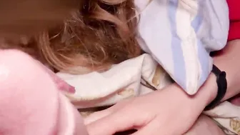 Step Sister Warms My Penis Into Her Mouth
