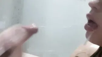Renee love shower blow job