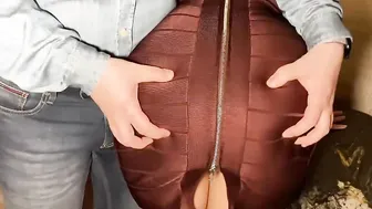 seen a luxury escort women into hot figure-hugging dress for fucking into a hotel projectfundiary