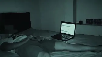 My stepsister spies on me watching porn but I know she wants dick and I end up into her