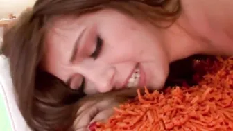 3some FFM - Older Stepmom Shares Young Daughters Body with Her New Boyfriend