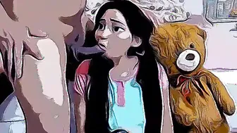Submissive Step-Daughter Takes Advantage of Her Perverted Stepdad Every Day Anime Cartoon