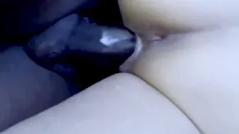 Finally the destroyer big black dick fucks my ex-wife without a condom and jizzed