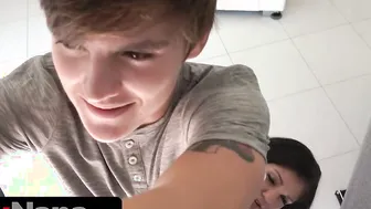 PervNana - Bae Old Bimbo With Big Titties Pounds Her Helpful Step Grandson And Makes Him Cum