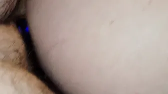Beauty pregnant BBW wifey nailed with ass plug inside