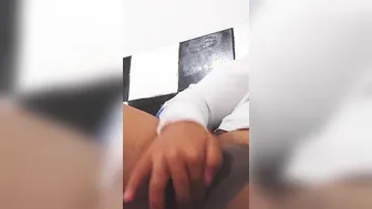 African hispanic arrecha wakes up wanting sex and records this scene