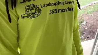 Landscaper Fucks Customers Wifey While The Hubby Is Upstairs