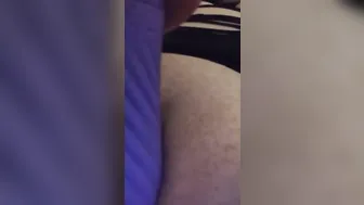 High as boned creaming my vagina with a toy