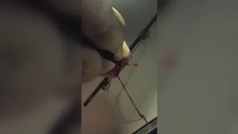 BONDAGE SESSION OF SUB VALENTINA VAUGHN69 TWAT EDGING WITH WRECKED ORGASM AS PUNISMENT