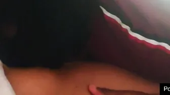Having Fun With Neighbors Amazing Natural Boobs Blowing Bites And Licking Nipple Cum On Breasts