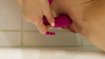 beauty Squirt Inside The Shower. Peeing.