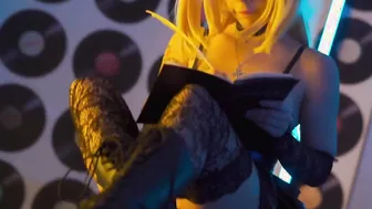 Misa Amane getting her twat fuck and then cum on her AliceBong