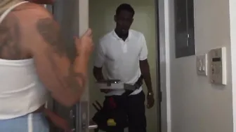 Freakmob porn video – Taylor Blake Catches her Step-MILF Fucking the A/C RepairMan