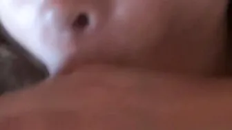 First time old mother blows stepsons penis