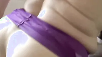 Big Boobed grandma throats gigantic ebony penis