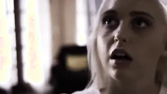 Blonde Bombshell Chloe Cherrie Gets Her Pussy Filled With BBC From Behind