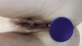 Anal Training: Stretching My Asshole with A Huge Booty Plut