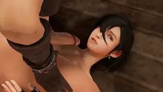 True Facial [Parody Animated game] Tifa hard anal plowed by Cloud from Final Fantasy