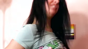 Huge Booty inside Tight Jeans Shorts Stripped and Anal Boned