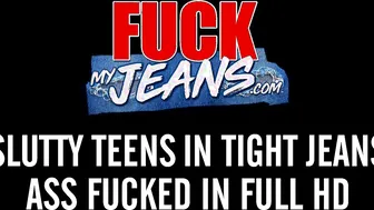 Huge Booty inside Tight Jeans Shorts Stripped and Anal Boned