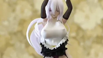 【MMD R-teenie SEX DANCE】HAKU SWEET TEMPTATION DELICIOUS BOOBS CRAZY HOT BUTT DANCE BABE 甘いお尻 [MMD R-18]