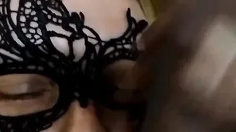 Perfect Cheating fiance invites bbc next door over for a raw facial cumshot