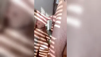 Ex-Wife offer husband afternoon oral sex amazingly hot lighting for lunchbreak