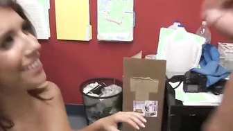 Innocent Bae head and fucked at work