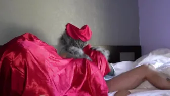 THE HUGE BAD WOLF  RED RIDE HOOD (Andy Savage Sukisukgirl)