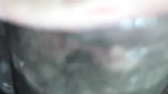Bomb butt close up blowjob