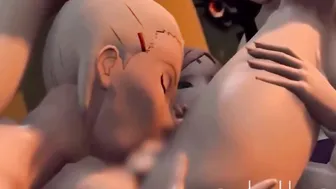 Ino porn video – Animated 「Naruto」ヒナタ、イノがサクラのマンコをクンニ