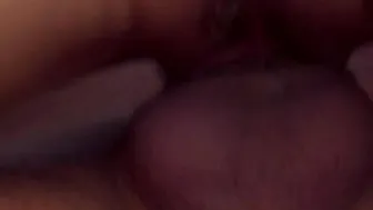Petite dark hair inside leather boots getting banged inside a Gang Bang