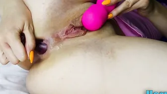 Skinny Sexwife Prepares Booty Anal Sex 2 Times Real Orgasm
