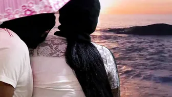 බොස්ගෙ මිටිමකට රට ගිහින් ඉර බහින හැන්දැවේ මුහුදේ තියන් මට හුකපු හැටි / Sunset Pounded with my Boss