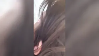 Outdoors Roadhead Deep Throat Gagging Swallows the Load