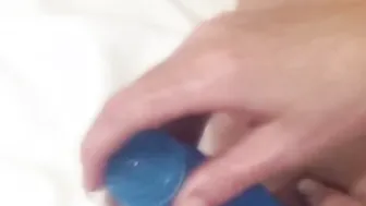 British MILF takes a giant cum shot after having fun with herself xxx
