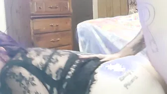 Luna taking Daddys cock bent over creampie at end