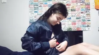 Striptease; enjoy my titted as I grope myself