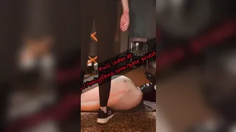 Served porn video – My faithful sub also served me as an exercise mat 
