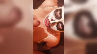Me follo una catrina en haloween