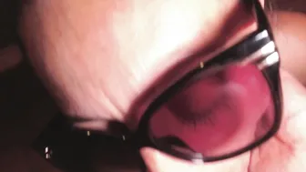 goddess Booty Cougar Tinder Date getting banged crazy sexy cum on glasses big cummed gorgeous snatch ...