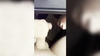GF BLOWS COCK DRY AND I CUM INSIDE HER MOUTH