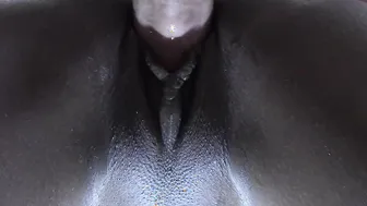 Gigantic white penis cum in african tight snatch into doggy style